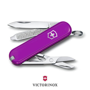 Victorinox Swiss Army Knife 7 Functions Sak Classic SD Grape
