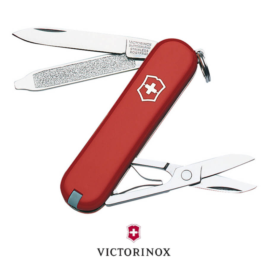 Victorinox Classic SD 7 Function Translucent Yellow Pocket Knife 