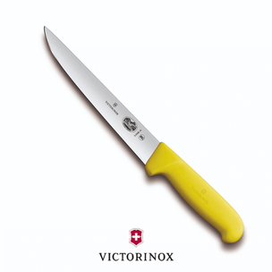 Victorinox Fibrox Straight Back Sticking Knife 18cm Yellow