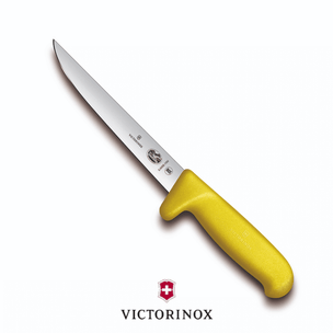 Victorinox Fibrox Safety Grip Wide Blade Boning Knife 15cm Yellow