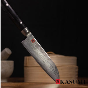 KASUMI Damascus Santoku Knife 13cm