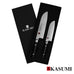 KASUMI Damascus Santoku Knife 2 Pc Set