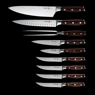Messermeister Avanta 10 Pc Pakkawood Knife Block Set