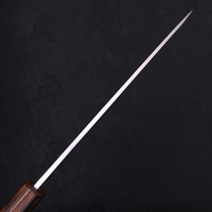 Musashi White Steel #2 Kasumi Sumi Urushi Single Bevel Yanagiba Knife 21cm
