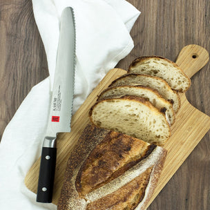 KASUMI Damascus Bread Knife 25cm
