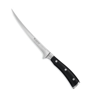 Wusthof Classic Ikon Black Filleting Knife 18cm
