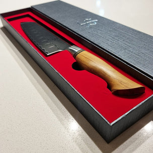 Ryda Knives ST650 Powder Steel Santoku Knife 18cm