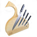Due Cigni Ash Wood Swan Magnetic Knife Holder