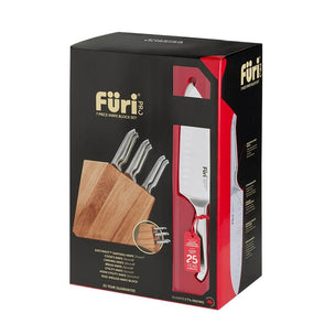 Furi Pro Duo-Angled Knife Block 7 Pc Set