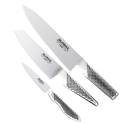 Global Classic Cooks Vegetable Paring Knife 3 Pc Set