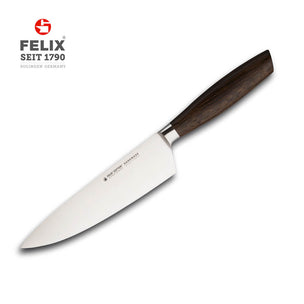 FELIX Smoked Oak Chef Knife 18cm