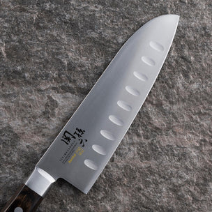 Shun Kai Seki Magoroku Benifuji Scalloped Santoku Knife 16.5cm