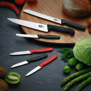 Knife with ceramic blade vegetable decorations black Victorinox Kitchen  Knives Products