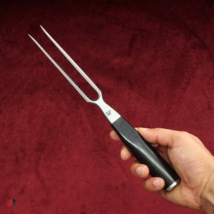 12 Slicer Knife & Carving Fork Set | Brown Pakkawood handle|Gunter Wilhelm