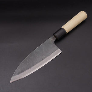 Musashi Blue Steel #2 Buffalo Magnolia Deba Knife 15cm