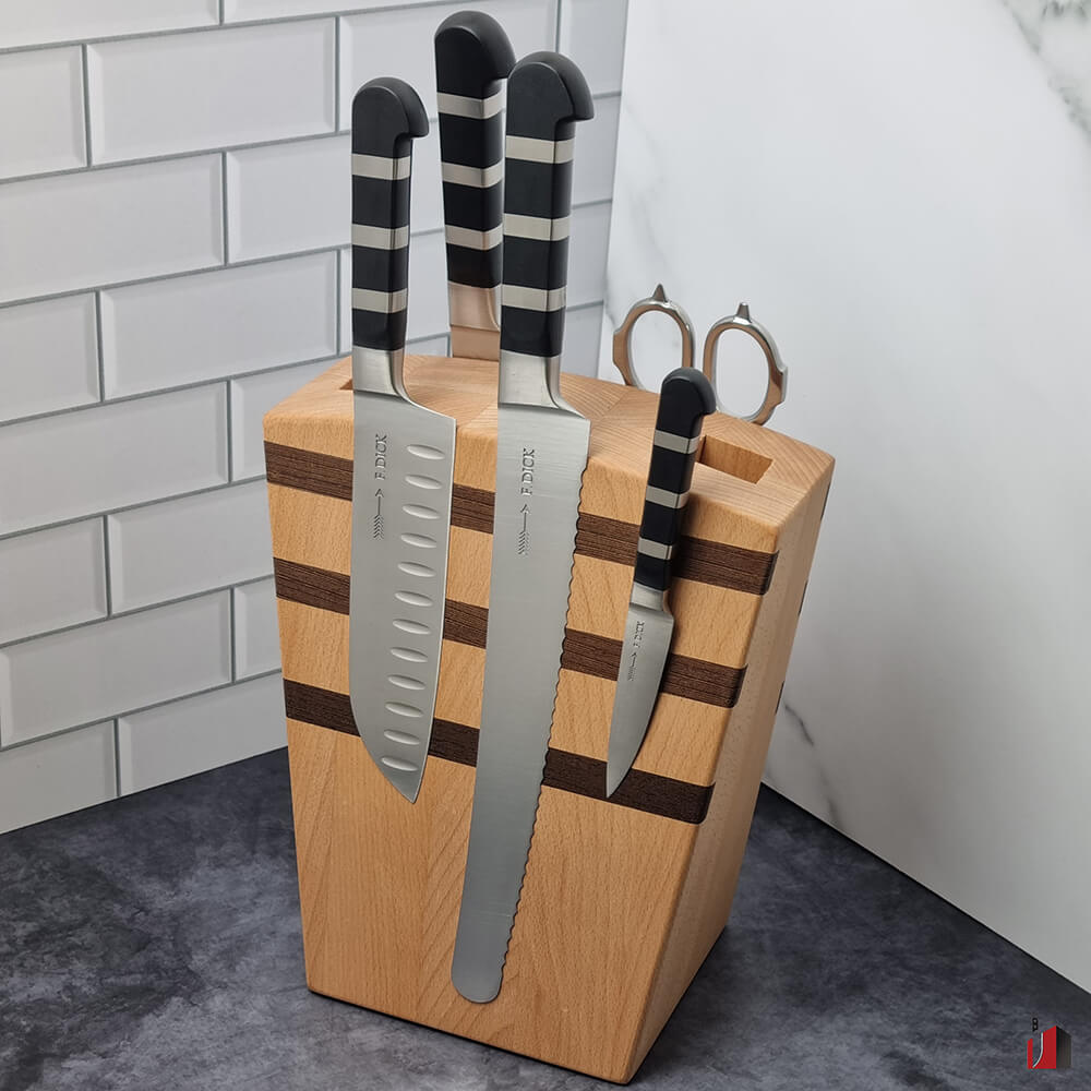 F DICK 1905 Series Magnetic Knife Case 5 Pc Set
