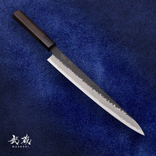 Musashi Aogami-Super Rosewood Sujihiki Slicing Knife 24cm