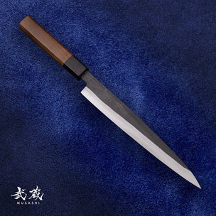Musashi Aogami-Super Walnut Handle Sujihiki Slicing Knife 21cm