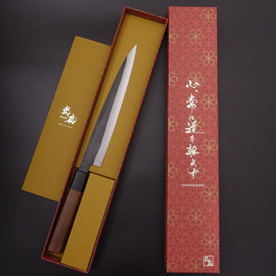 Musashi Aogami-Super Walnut Handle Sujihiki Slicing Knife 21cm