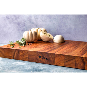 Wild Wood XLarge Mogo Chop Cutting Carving & Chopping Board 51 × 38 × 5.5cm