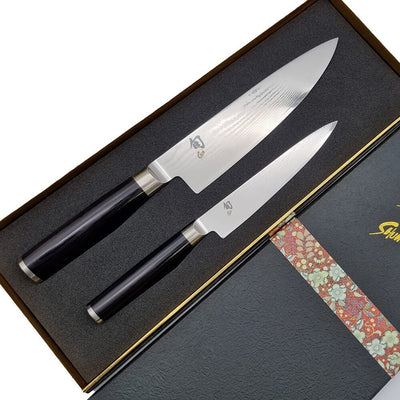 Shun Kai Classic Chef Utility Knife 2 Pc Set