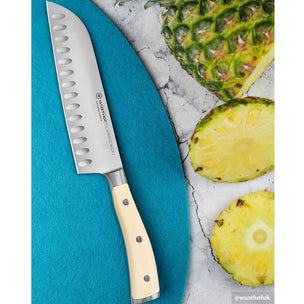 Wusthof Classic Ikon Crème Santoku Knife 17cm