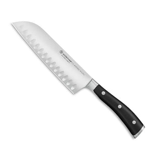 Wusthof Classic Ikon Black Santoku Knife 17cm